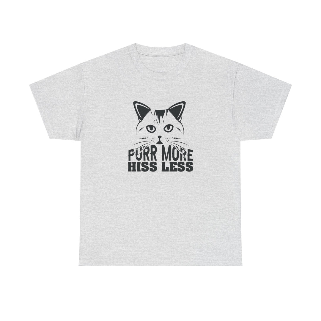 Purr More Hiss Less Cotton Tee