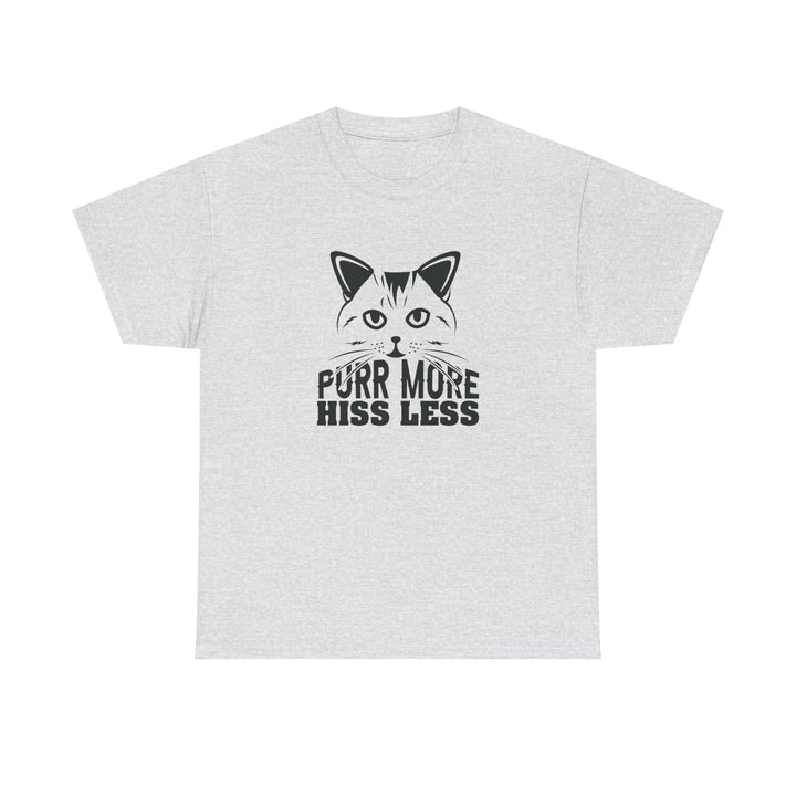 Purr More Hiss Less Cotton Tee