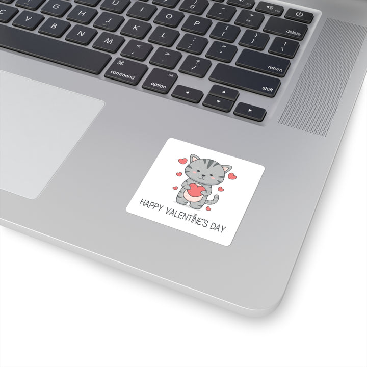 Valentine Cat Sticker