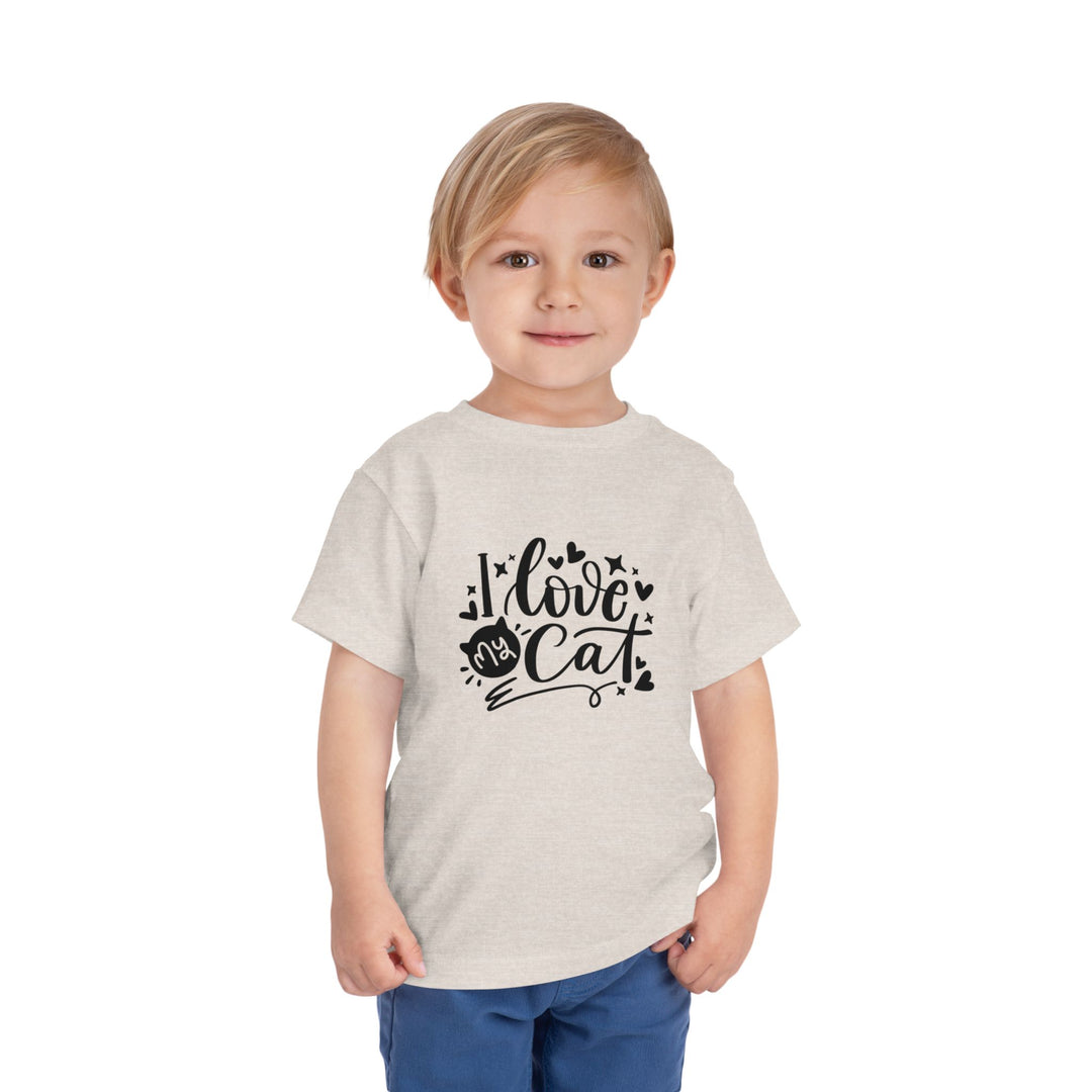 I Love My Cat Toddler Tee