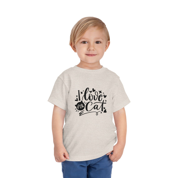 I Love My Cat Toddler Tee