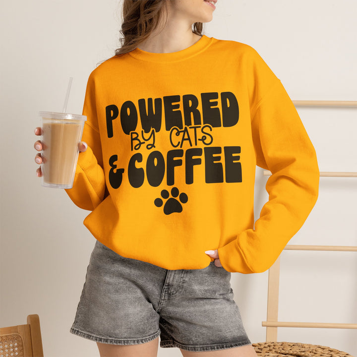 Cats and Coffee Crewneck Sweatshirt