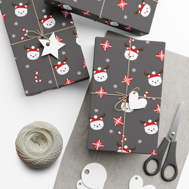 Reindeer Cat Gift Wrap