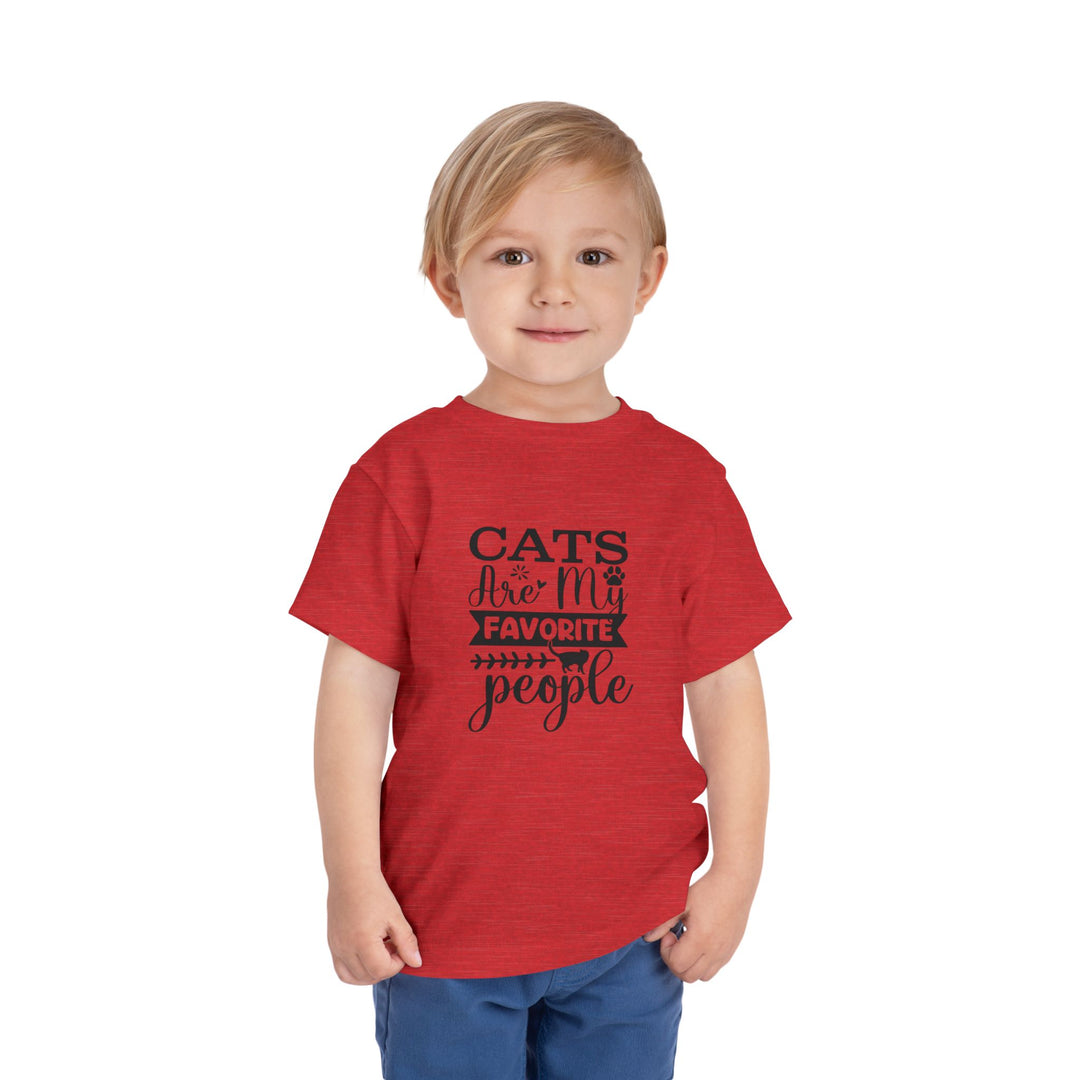 Cats Are My Favorite People Toddler Tee