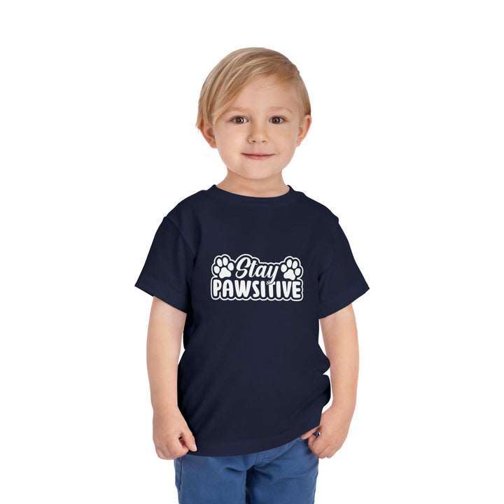 Stay Pawsitive Toddler Tee