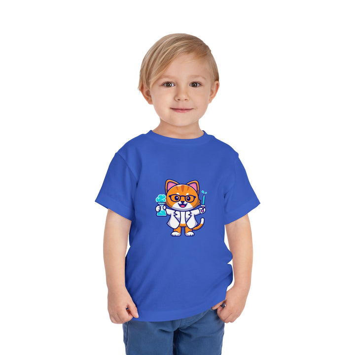 Scientist Kitty Toddler Tee