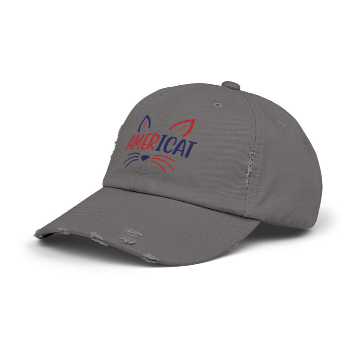 Americat Unisex Distressed Hat