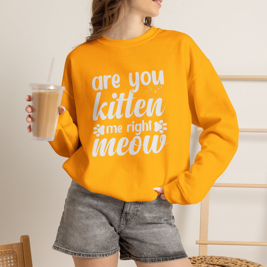 Kitten Me Right Meow Crewneck Sweatshirt