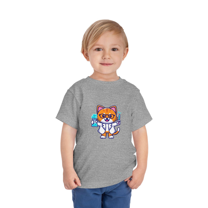 Scientist Kitty Toddler Tee