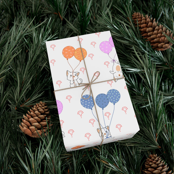 Up and Away Kitty Gift Wrap