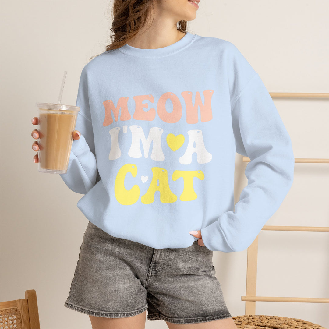 Meow I'm A Cat Unisex Crewneck Sweatshirt