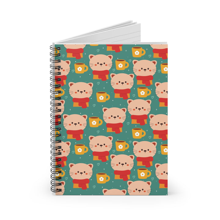 Cats in Scarves Spiral Notebook