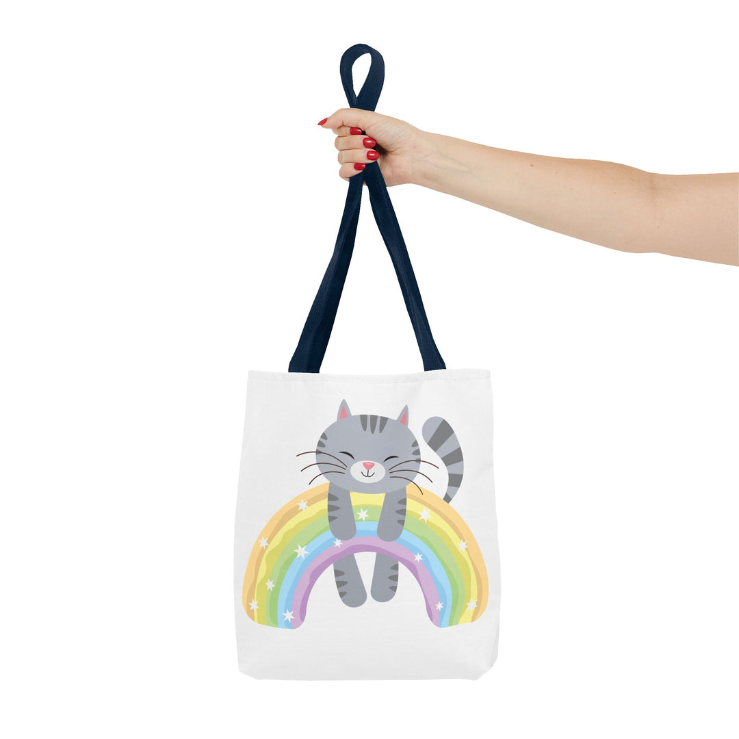 Over the Rainbow Cat Tote Bag