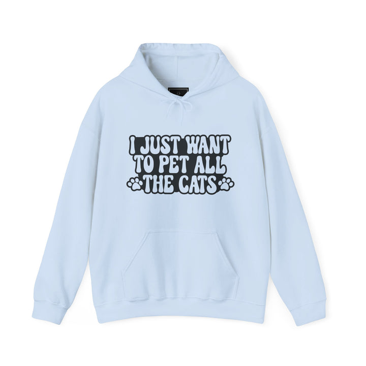 Pet All The Cats Hooded Sweatshirt