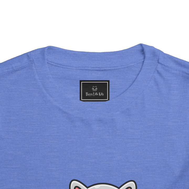 Cat Eating A Fish Toddler Tee