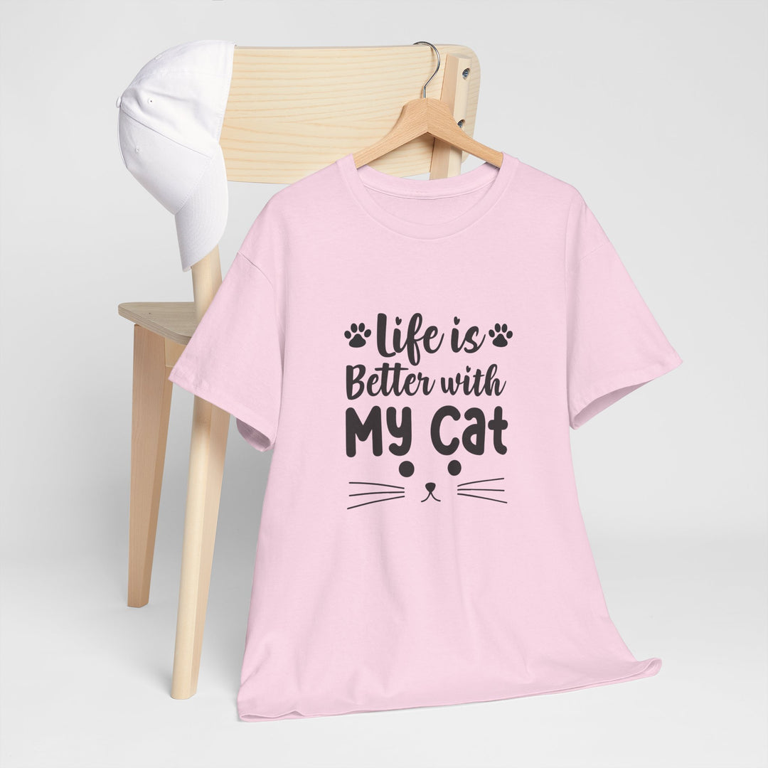 Better With My Cat Cotton Tee