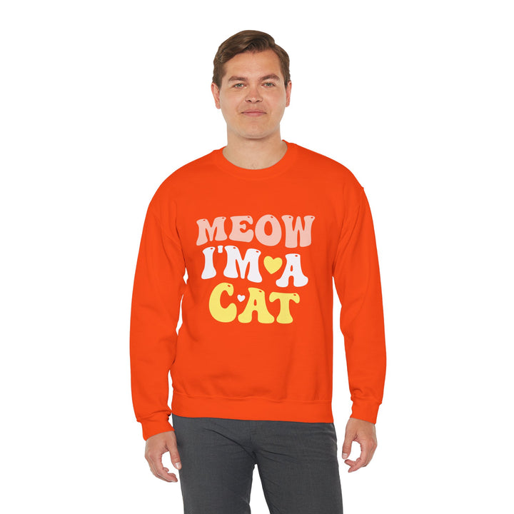 Meow I'm A Cat Unisex Crewneck Sweatshirt