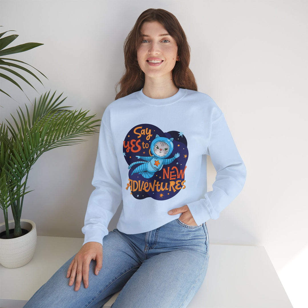 Adventure Kitty Crewneck Sweatshirt