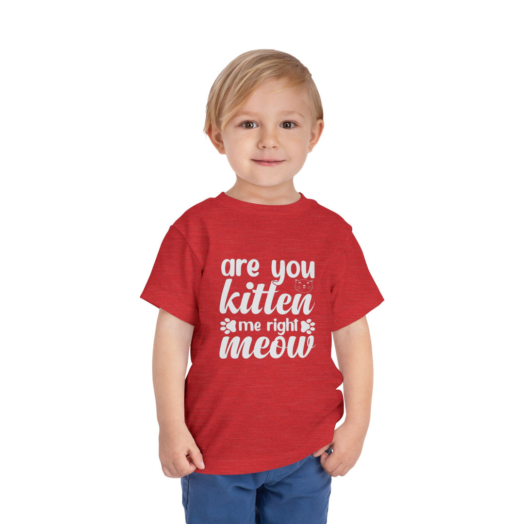 Kitten Me Right Meow Toddler Tee