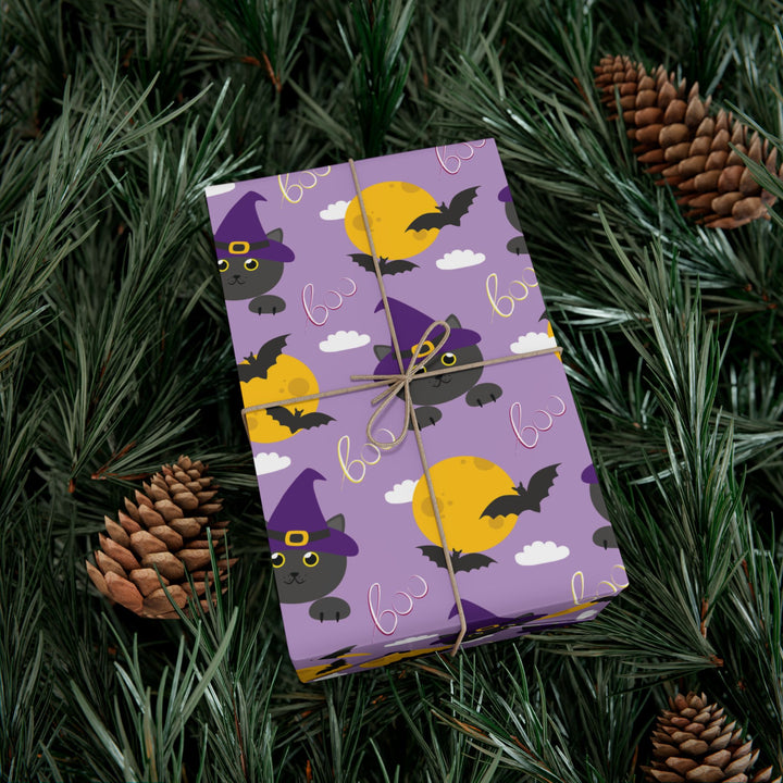 Boo-tiful Cat Gift Wrap