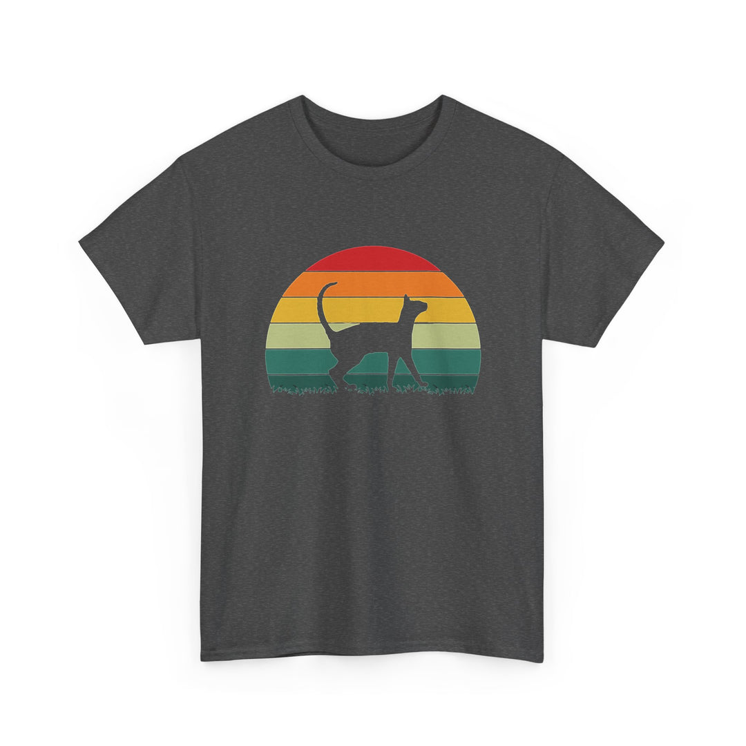 Sunset Cat Cotton Tee