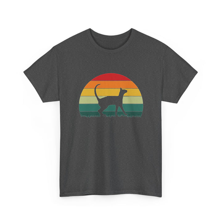 Sunset Cat Cotton Tee