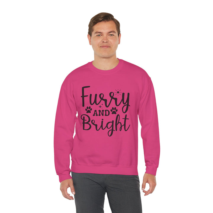 Furry and Bright Crewneck Sweatshirt