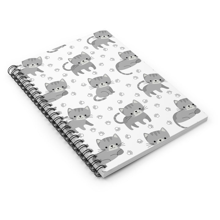 Little Gray Kitten Spiral Notebook
