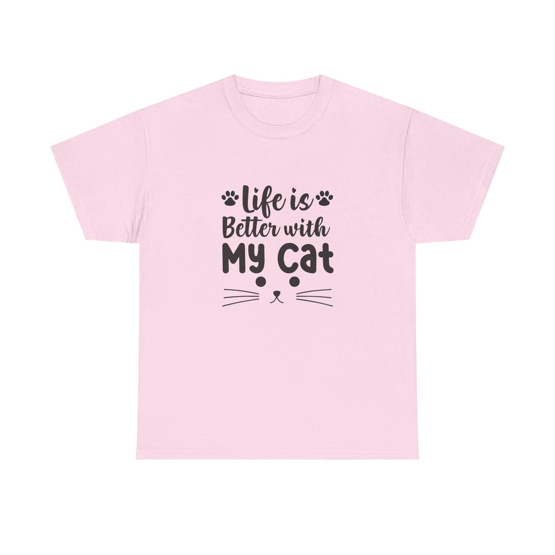 Better With My Cat Cotton Tee