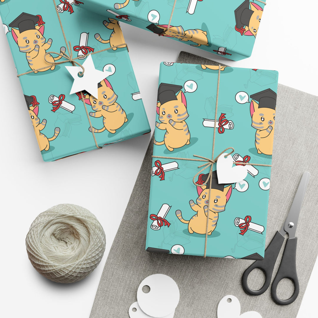 Graduation Cat Gift Wrap