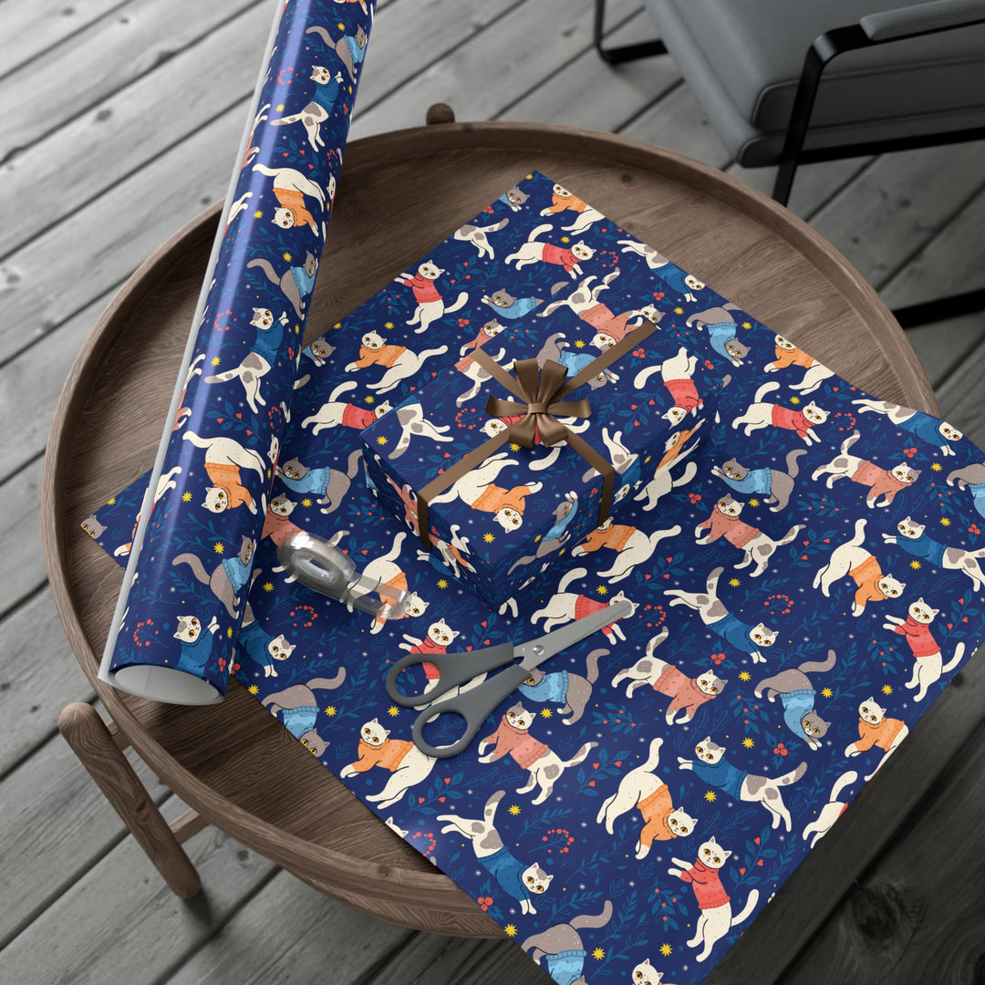 Cats in Sweaters Gift Wrap