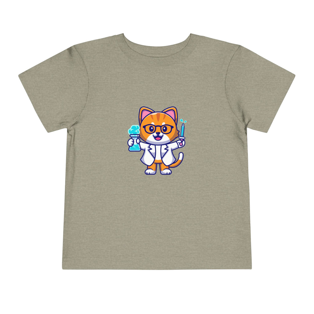 Scientist Kitty Toddler Tee