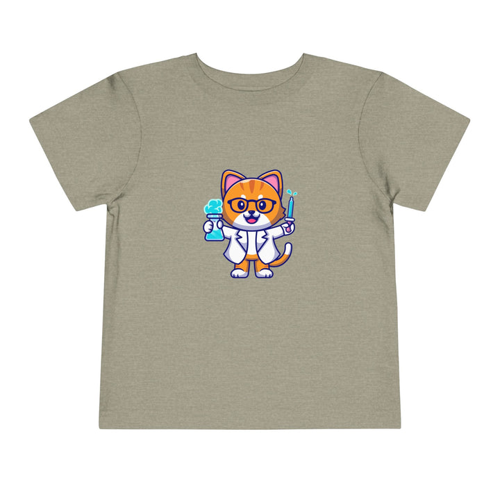 Scientist Kitty Toddler Tee
