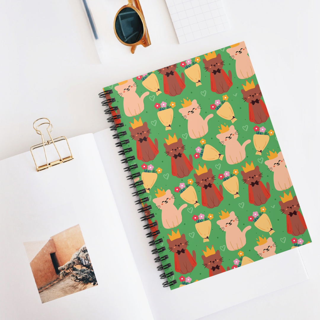 Royal Cat Spiral Notebook