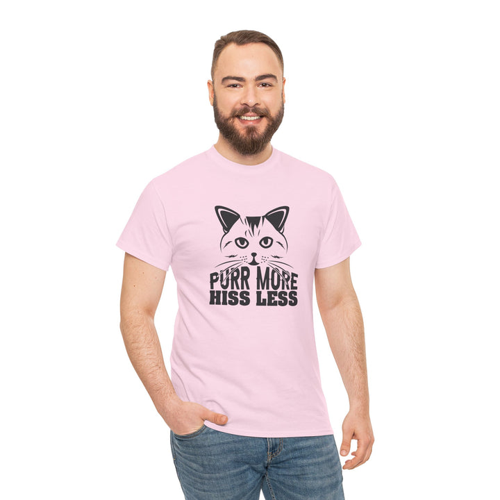 Purr More Hiss Less Cotton Tee