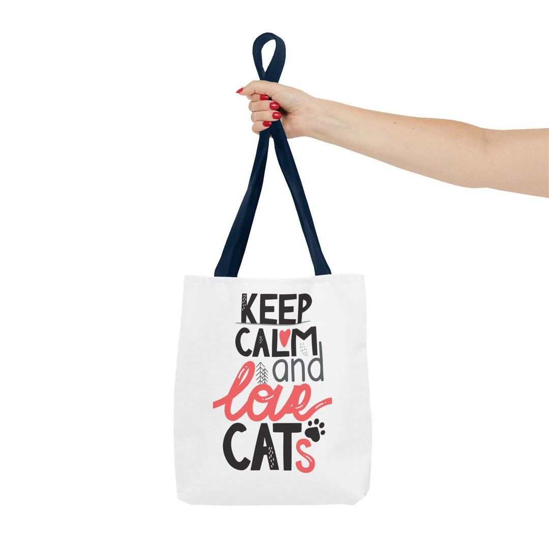 Keep Calm Love Cats Tote Bag