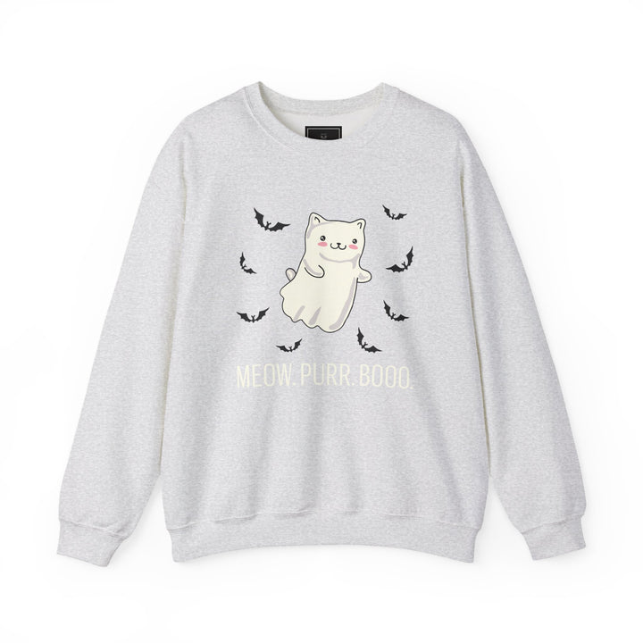 Meow. Purr. Boo. Unisex Crewneck Sweatshirt
