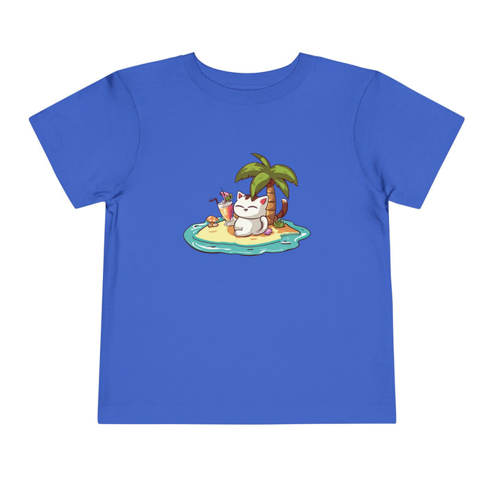 Tropical Cat Toddler Tee