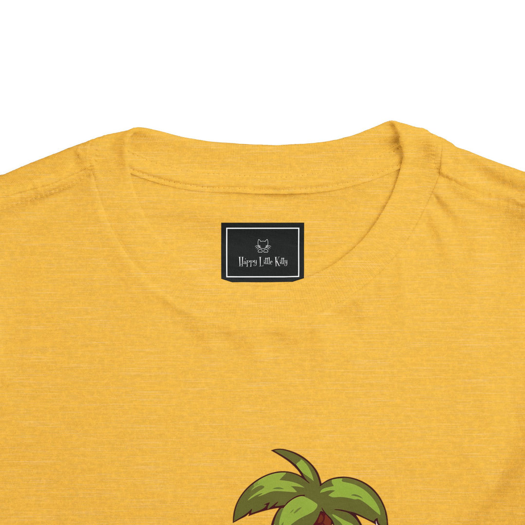 Tropical Cat Toddler Tee