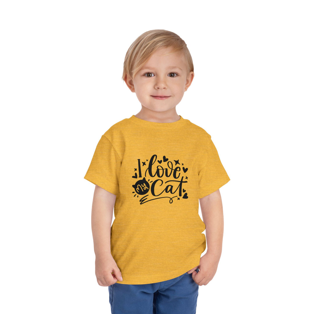 I Love My Cat Toddler Tee