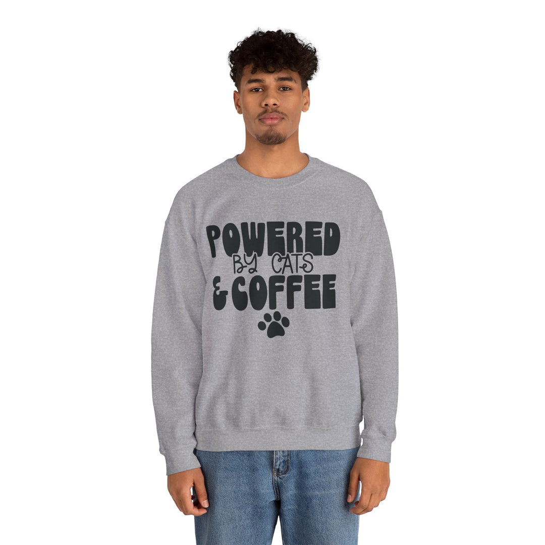 Cats and Coffee Crewneck Sweatshirt