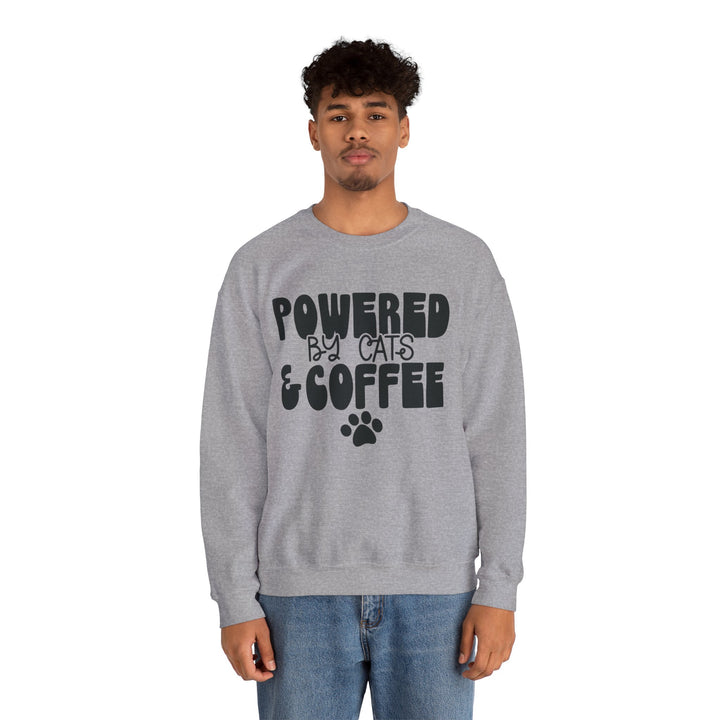 Cats and Coffee Crewneck Sweatshirt