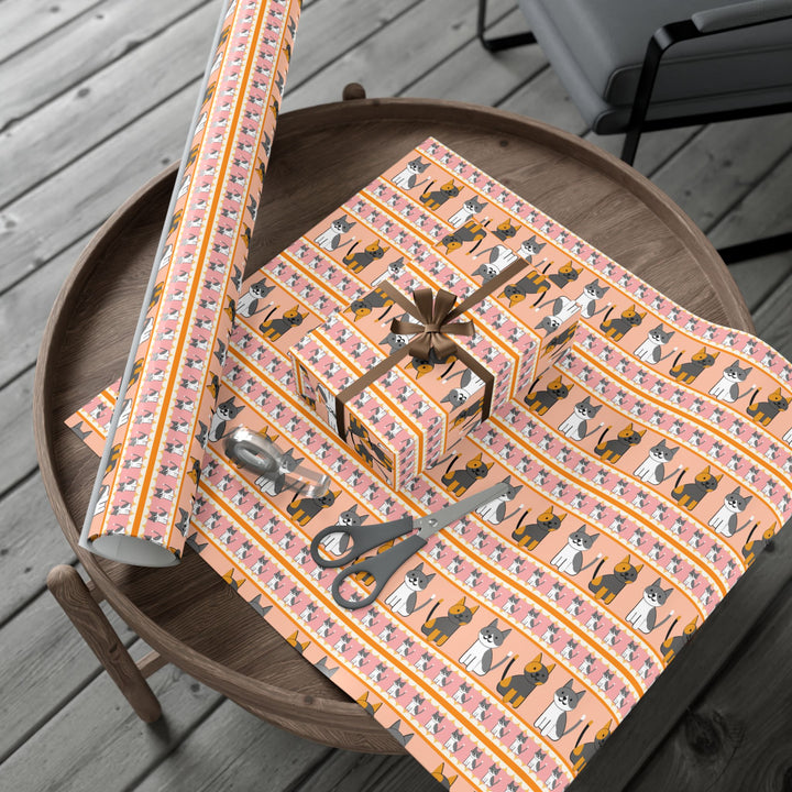 Hieroglyphics Cat Gift Wrap