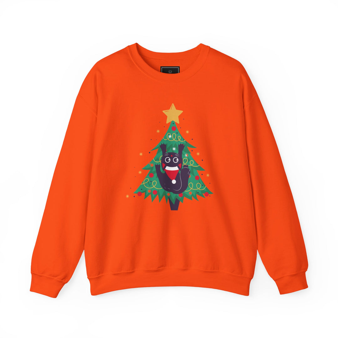 Tree Climbing Kitty Crewneck Sweatshirt