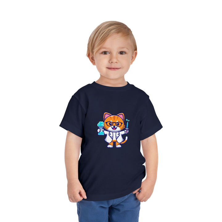 Scientist Kitty Toddler Tee