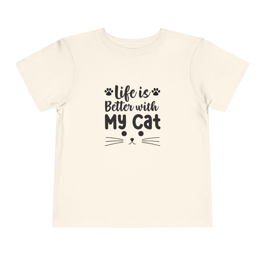 Better With My Cat Toddler Tee