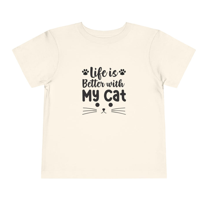 Better With My Cat Toddler Tee