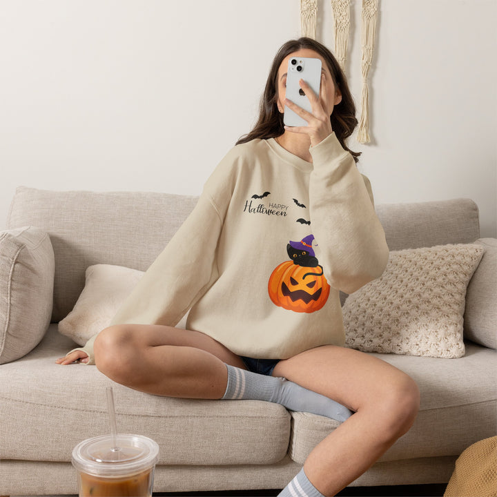 Cat-O-Lantern Crewneck Sweatshirt