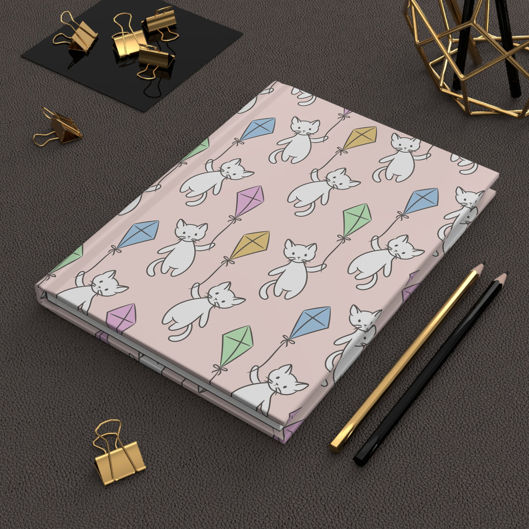 Cats and Kites Hardcover Journal