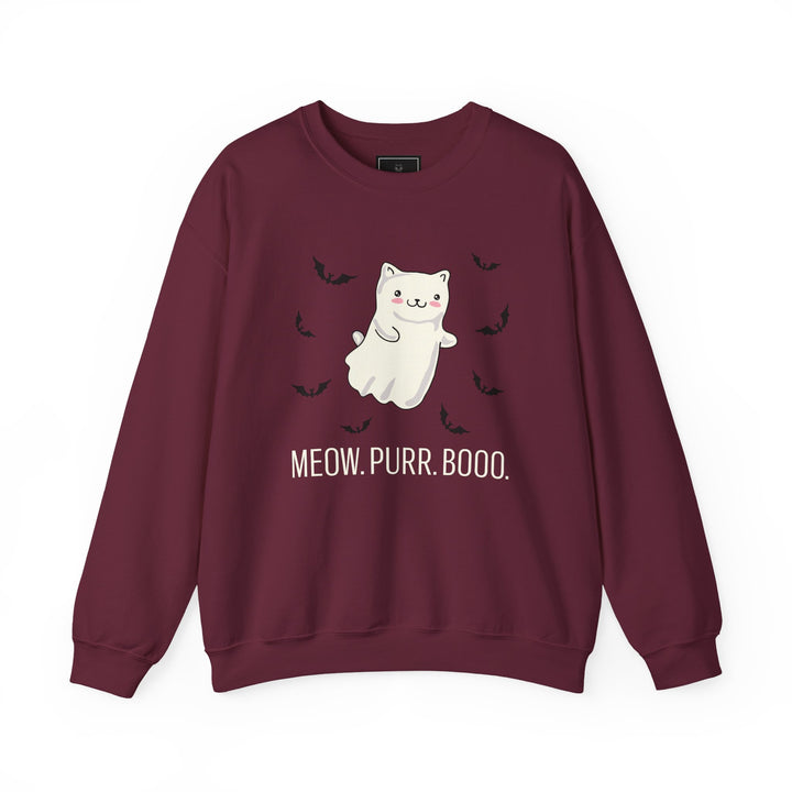 Meow. Purr. Boo. Unisex Crewneck Sweatshirt